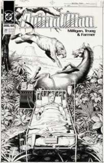 Brian Bolland Animal Man #27 Cover Original Art (DC, 1990).