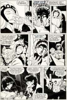 Paul Smith and Bob Wiacek The Uncanny X-Men #170 Morlocks Story Page 14 Original Art (Marvel, 1981).