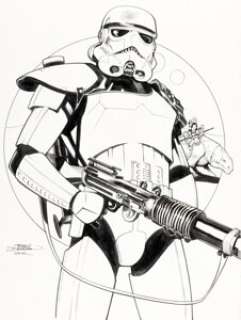 Terry Dodson and Rachel Dodson Star Wars #20 Variant Cover Original Art (Marvel, 2016).