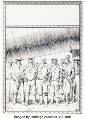 John Cassaday Planetary #18 Cover Original Art (DC/Wildstorm, 2004). | Heritage