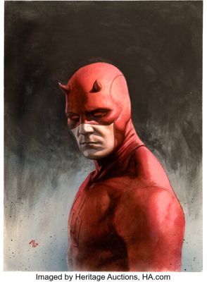 Adi Granov Daredevil #3 Variant Cover Original Art (Marvel, 2024).