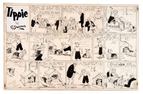"TIPPIE" 1941 SUNDAY PAGE ORIGINAL ART. | Hake’s
