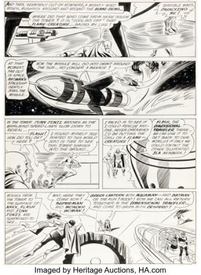 Mike Sekowsky and Bernard Sachs Justice League of America #1 Story Page 23 Original Art (DC, 1960). | Heritage