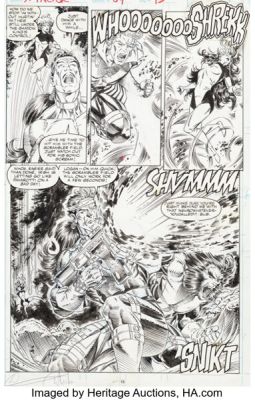 Whilce Portacio and "Task Force X" X-Factor #69 "Muir Island Saga" Story Page 13 Original Art (Marvel, 1991). | Heritage