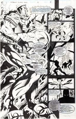 Jae Lee and Joe Rubinstein The Uncanny X-Men Annual #16 Apocalypse Story Page 8 Original Art (Marvel, 1992). | Heritage