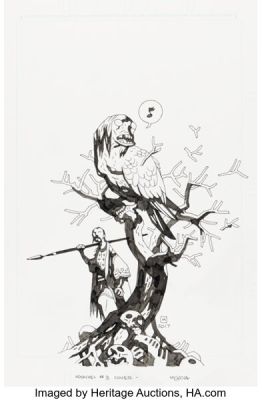 Mike Mignola Koshchei the Deathless #3 Cover Original Art (Dark Horse, 2018). | Heritage