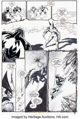 Sam Kieth and Dwayne Turner Marvel Comics Presents #121 Wolverine and Venom Story Page 5 Original Art (Marvel, 1993). | Heritage