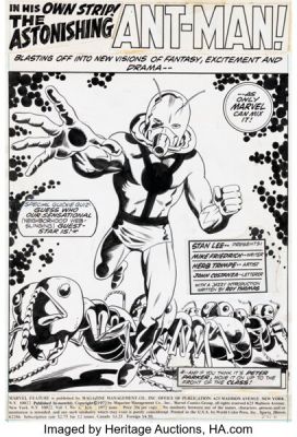 Herb Trimpe Marvel Feature #4 Ant-Man Splash Page 1 Original Art (Marvel, 1972). | Heritage