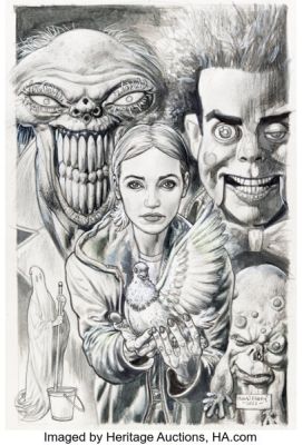 Glenn Fabry Paranoid Gardens #2 Variant Cover Original Art (Dark Horse, 2024). | Heritage