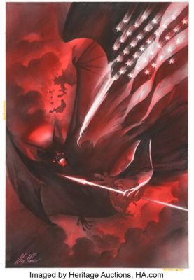 Alex Ross Kingdom Come #1 Splash Page 1 Original Art (DC, 1996). | Heritage