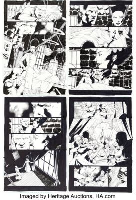 Carlos Alberto Fernandez Urbano (CAFU) and Javi Bit (BIT) Action Comics #891 Story Pages Original Art Group of 4 (DC Comics, 2010). (Total: 4 Original Art)