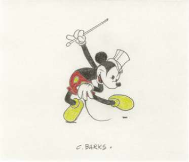 Carl Barks - Mickey Mouse Sketch Original Art, Group of 4 (undated). Mickey doesn’t miss a beat, in these four - | Heritage