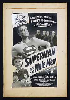 SUPERMAN AND THE MOLE MEN 1951 Movie Poster | ComicConnect