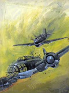 Graham Coton | Battle Picture Library cover #969 ’The Bounty Hunters’ (SIGNED) | Illustration Art Gallery