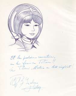 Leloup | Yoko Tsuno, Les Titans en édition originale, agrémenté d’une dédicace. Proche de l’état neuf. | Septimus