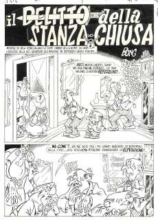 Bonvi (Franco Bonvicini) - "Nick Carter - Il | Urania Casa d’Aste