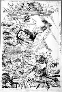 Tod Smith - Punisher War Journal #23 Splash (Sold Live on ‘Dueling Dealers of Comic Art‘ Episode #65 Podcast on 4-13-2022 Watch It Here!