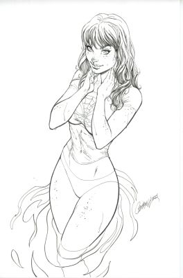 J.Scott Campbell - Marvel Swimsuit # 1 MJ