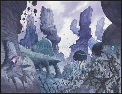 Philippe Gauckler - Illustration originale utilisée en double page - Adamante - Kebek