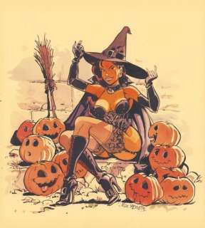 Meynet. Illustration originale Halloween | BDEnchères