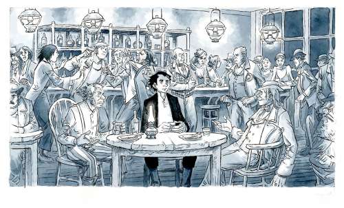 Julien MAFFRE - Stern Illustration "Le saloon"