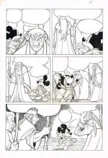 Giuseppe Zironi - 1 Original drawing - Mickey Mouse - Topolino e i due soli - I TL 2459-6 - 2001 | Catawiki