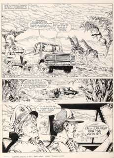 Paape | Johnny Congo, planche n°1 Ã  l’encre de Chine de… | Millon