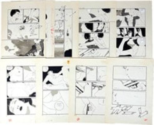Keizo Miyanishi’s handwritten manuscript "Burn! Bang" total 10 pages | Mandarake (Big Web)