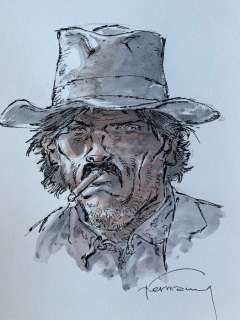 Hermann - 1 Original colour drawing - Duke | Catawiki