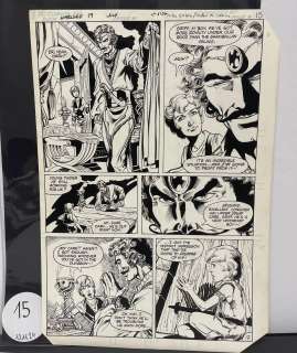 Mike GREEN. « Warlord ». Encre de Chine pour la planche 12 publiée… | misc / divers