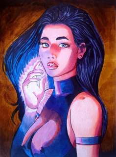 Candita, Giuseppe - 1 Original colour drawing - Psylocke - 2024 | Catawiki