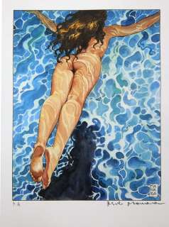 Milo Manara - 1 Print - Il Tuffo - 1999 | Catawiki