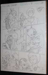 Kaja Foglio, Phil Foglio - girl genius #7 p. 20 - signed