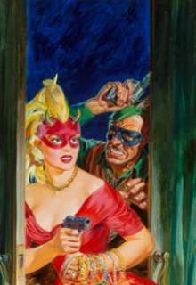 Norman Saunders (American, 1907-1989) Murder’s Little Helper, Black Mask cover, September 1950 Oil on board 21-1/4 x ... | Heritage