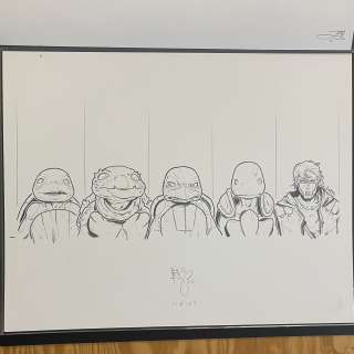 Ben Bishop | LOST YEARS - ISSUES 2-5 & UNUSED CASEY MARIE JONES - IDW EXCLUSIVE COVER SET - (ORIGINAL ART) | Ben Bishop