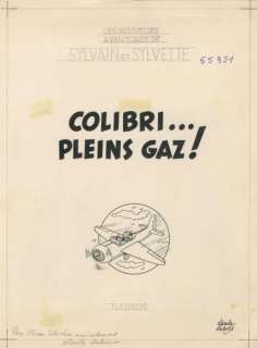 Claude Dubois (Né En 1934) | Sylvain et Sylvette - Colibriâ€¦ Pleins gaz ! | Huberty Breyne