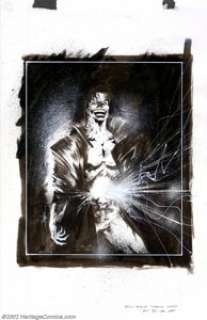 Jae Lee - Original Art for Evil Ernie Trading Card (Chaos, undated). Jae Lee unleashes his prodigious talent with -
