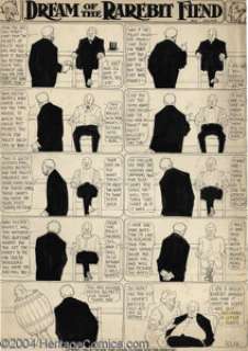 Winsor McCay (as Silas) - Dream of the Rarebit Fiend Sunday Comic Strip Original Art (New York Herald Co., 1905). - | Heritage