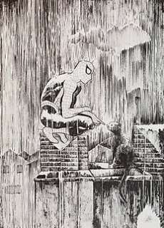 Musso, Andrea - 1 Original drawing - Ragni e gatti in San Frediano - 2023 | Catawiki