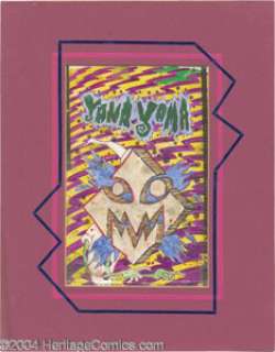 Robert Williams - Yama Yama/Ugly Head Cover Original Art (George DiCaprio, 1981). When Punk Rock reared its - | Heritage