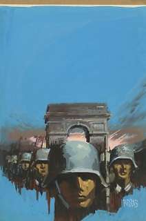 Parras, Antonio - 1 Gouache originale - J’ai lu leur aventure - Général von Choltitz. De Sébastopol à Paris - 1969 | Catawiki