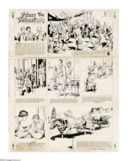Hal Foster - Prince Valiant Sunday Comic Strip Original Art, dated 5-13-51 (King Features Syndicate, 1951). From - | Heritage