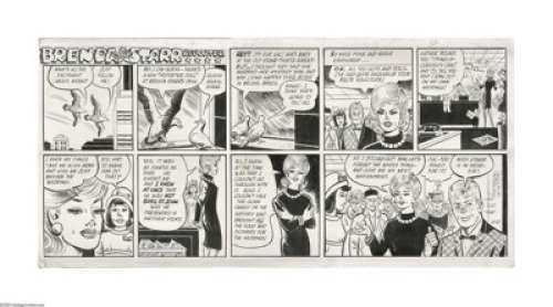 Dale Messick - Brenda Starr Sunday Comic Strip Original Art, dated 10-27-63 (Chicago Tribune, 1963). Gather - | Heritage