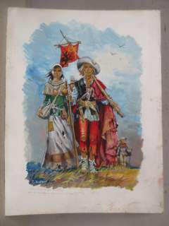 JOUBERT Pierre (1910-2002) Projet de couverture de l’album Le Mont… | misc / divers