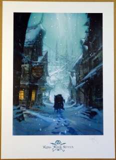 Lauffray, Mathieu - 1 Offset Print - Long John Silver - Le village - Signée par l’artiste - 2020 | Catawiki