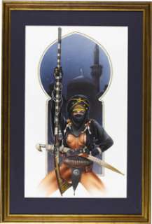 Chris Achilleos - "Harem Guard" Paperback Cover Painting Original Art (1980). Leave it to Heavy Metal -