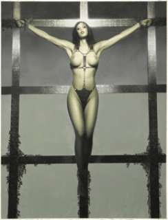 Lorenzo Sperlonga - Artcore, Erotic Illustration Original Art (circa 2004).  Best known as a Heavy Metal cover -