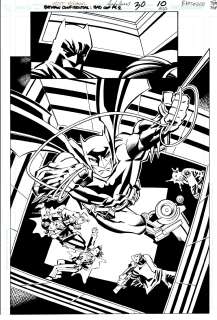 Andy Owens, Scott McDaniel - Batman Confidential #30 Splash (Awesome Batman Killing 3 Bad Guys!) 2009