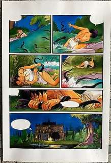 Reculé, Henri - 1 Original colour page - Les Immortels T3 - La Passion selon Nahel - 2002 | Catawiki