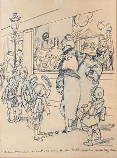 Francisque POULBOT (1879-1946) "Et ben, Monsieur, si c’est pas vous… | misc / divers